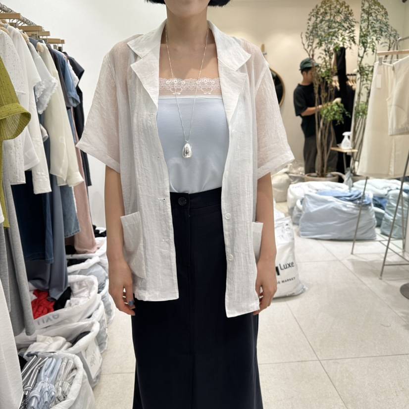 GRACIA韓國代購女士新款26夏季26春夏推薦職業襯衫蕾絲衫GRACIA襯衫/蕾絲衫