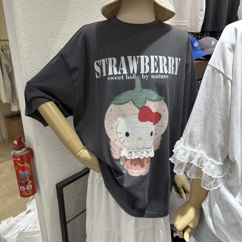 EVE韓國直郵女士新品時尚休閑人氣熱賣推薦26夏季26春夏T恤EVET恤