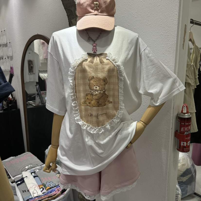 EVE韓國直郵女裝新品26春夏推薦26夏季人氣時尚熱賣休閑T恤EVET恤