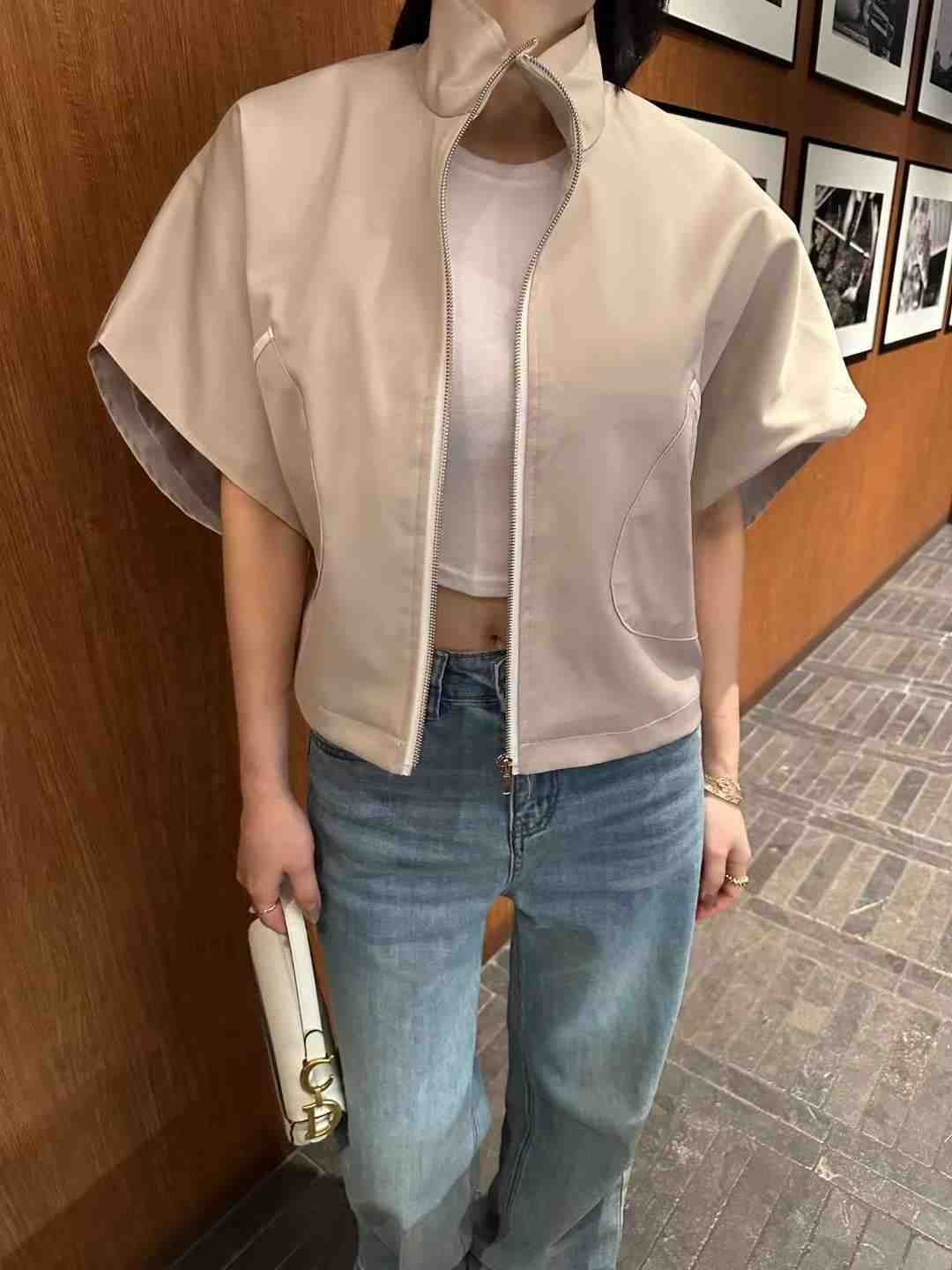blinque韓國直郵實拍女裝新款熱賣人氣休閑時尚夾克不含內搭blinque夾克