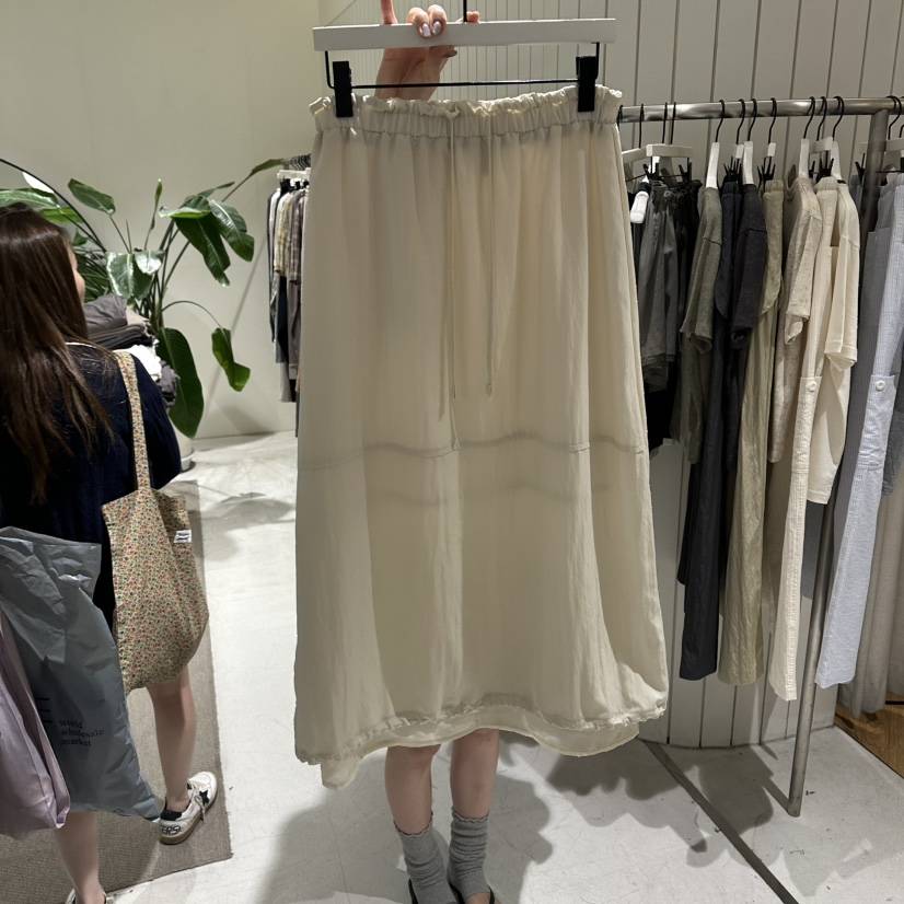 GRADE韓國東大門代購女士新品26夏季時尚職業推薦休閑長裙SGRADE長裙