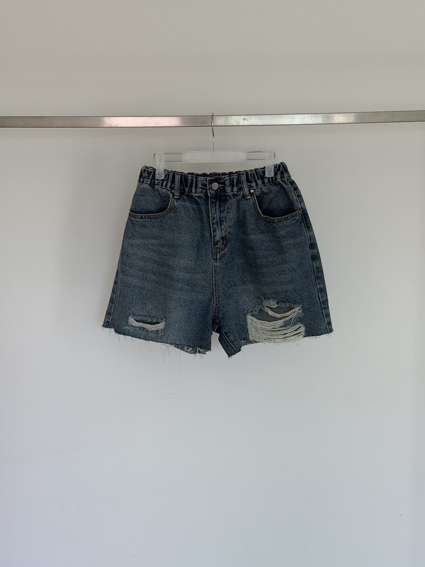 RIVER RAIN韓國直郵女裝新品26春夏時尚人氣短褲復古條紋RIVER RAIN短褲