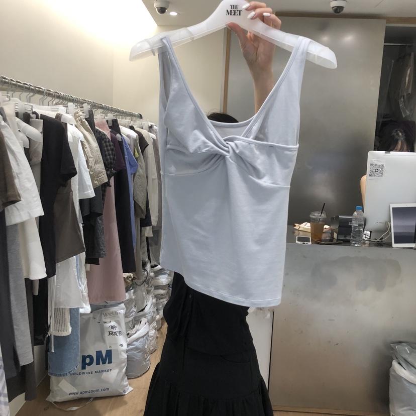 MEET ME韓國直郵女士新款職業人氣時尚推薦吊帶背心無袖MEET ME吊帶/背心