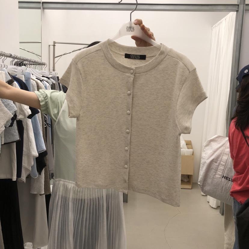 STAINLESS韓國代購女士新款26夏季26春夏熱賣人氣T恤開衫STAINLESST恤