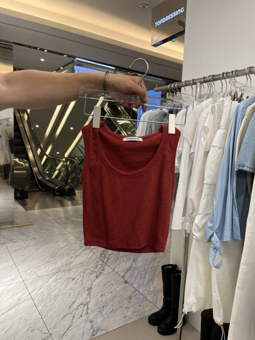 TOPDRESSING韓國直郵女裝新款26春夏26夏季熱賣休閑吊帶背心TOPDRESSING吊帶/背心