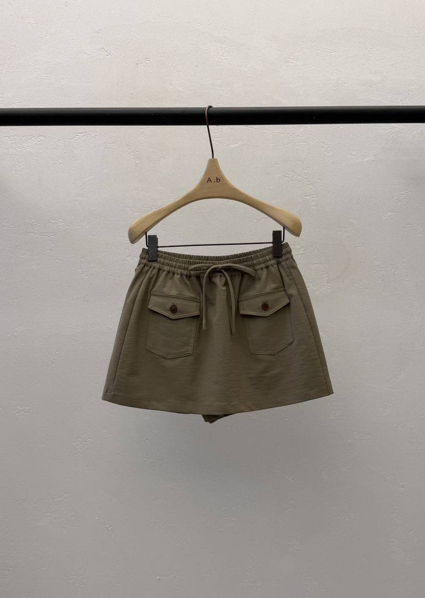 AUTUMN BEIGE-Q韓國直郵實拍女裝新品26夏季職業裙褲口袋A.b/AUTUMN BEIGE裙褲