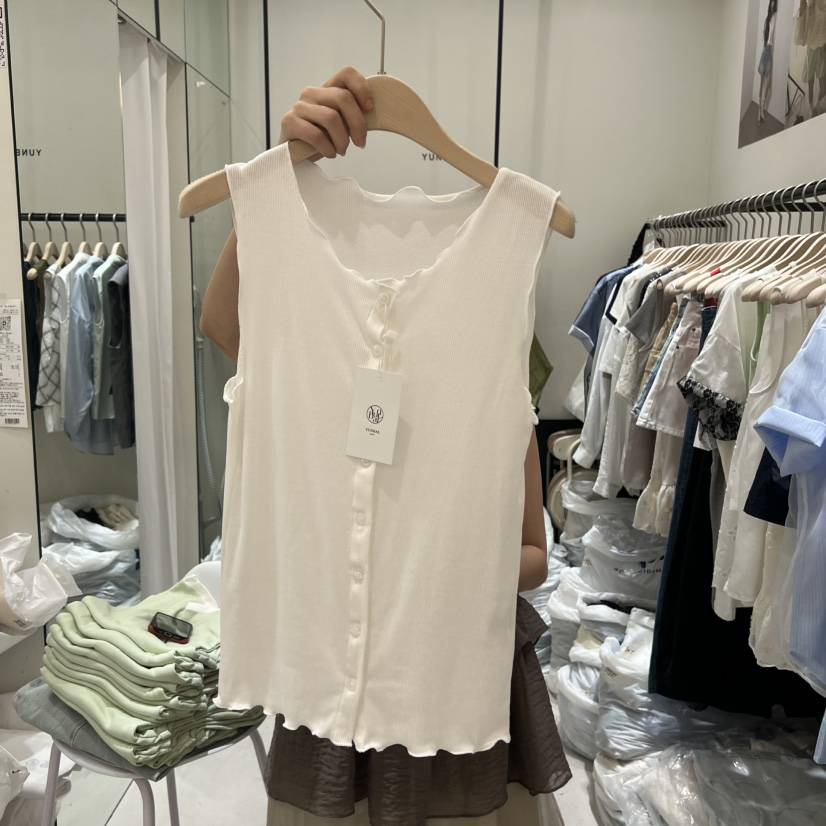 YUNBAL韓國直郵女裝新品職業時尚26春夏人氣熱賣吊帶背心YUNBAL吊帶/背心