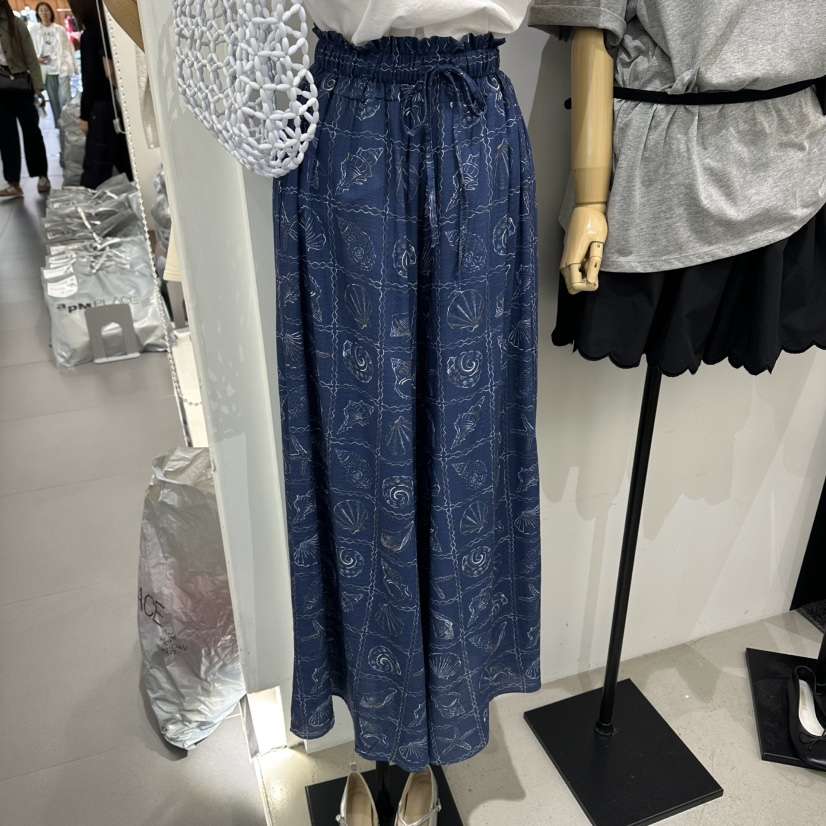 A.CES韓國直郵實拍女裝新款熱賣26春夏職業休閑休閑褲印花A.CES休閑褲