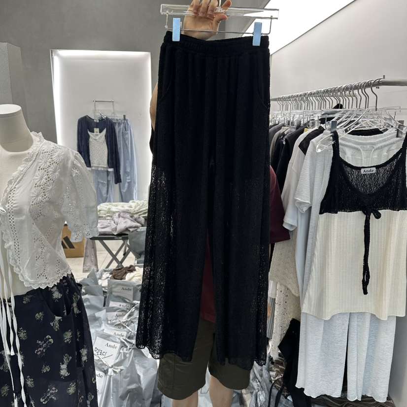 ANDE韓國直郵女士新款熱賣26春夏時尚推薦26夏季休閑休閑褲LAnde休閑褲
