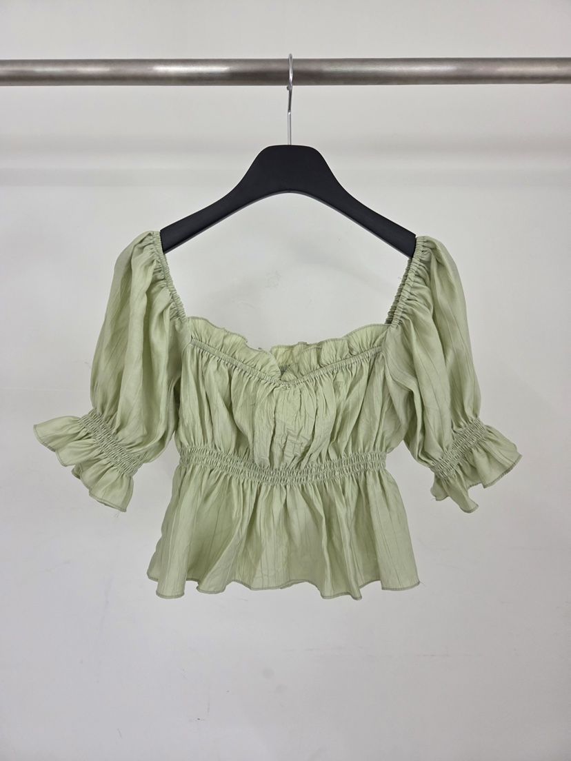 VERANDA韓國直郵女裝新品26春夏休閑職業推薦襯衫蕾絲衫LVERANDA襯衫/蕾絲衫