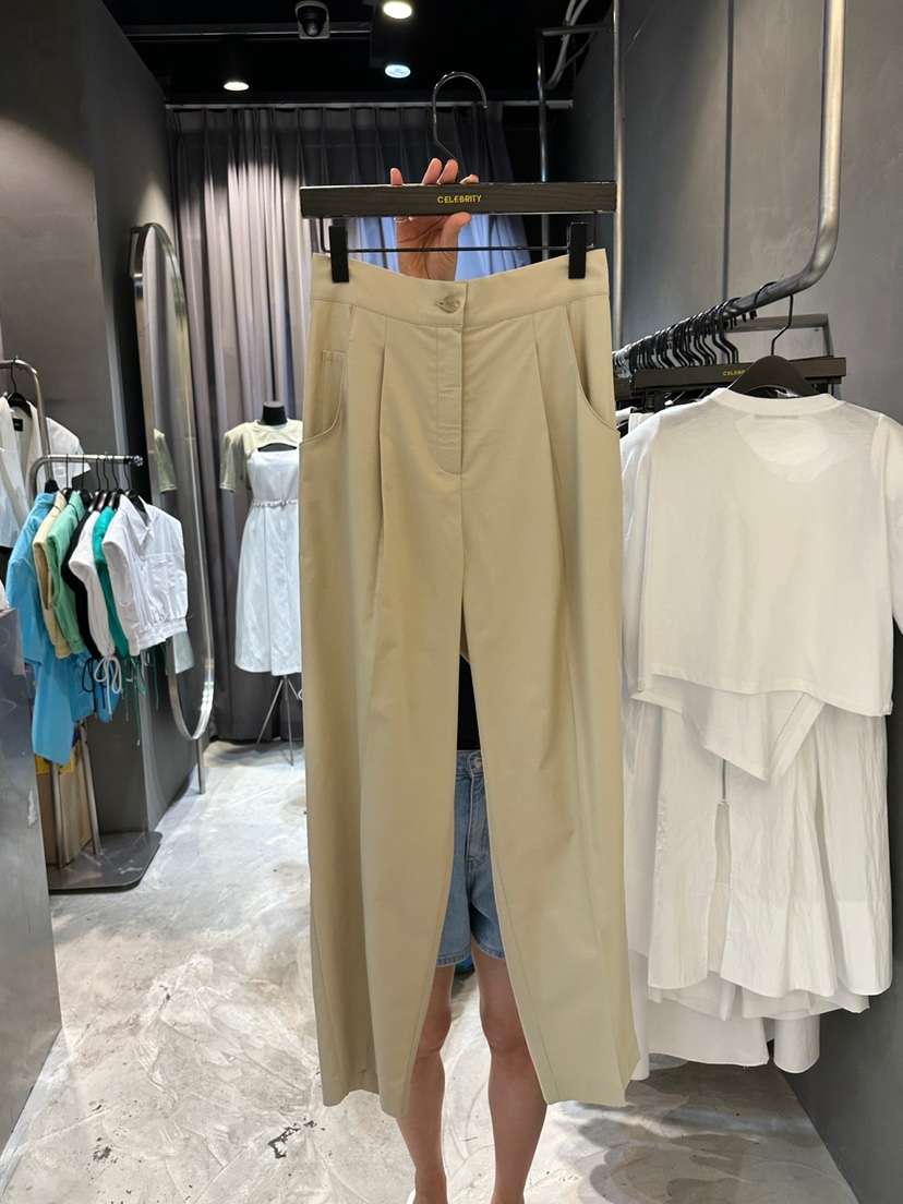 CELEBRITY-A東大門實拍韓國女士新品26夏季休閑褲打折寬松CELEBRITY-A休閑褲
