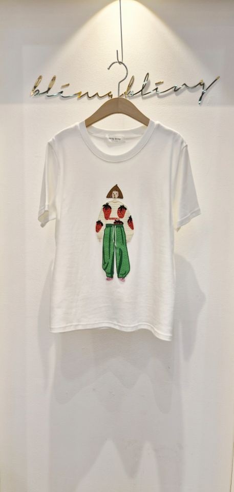 BLING BLING-S/RICO韓國東大門直郵女士新品職業26春夏T恤BLING BLING-S/RICOT恤