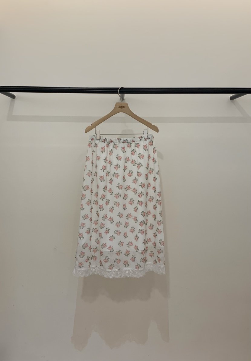 LA CREME韓國東大門直郵女裝新品26春夏半身裙中短裙雪紡SLA CREME半身裙/中短裙