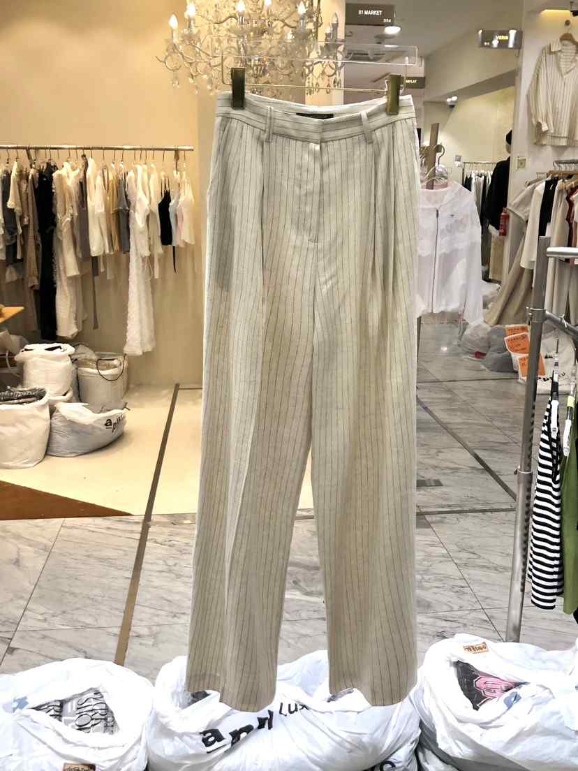 WORK SHOP韓國直郵實拍女裝新款26夏季休閑人氣休閑褲LSWork_shop休閑褲