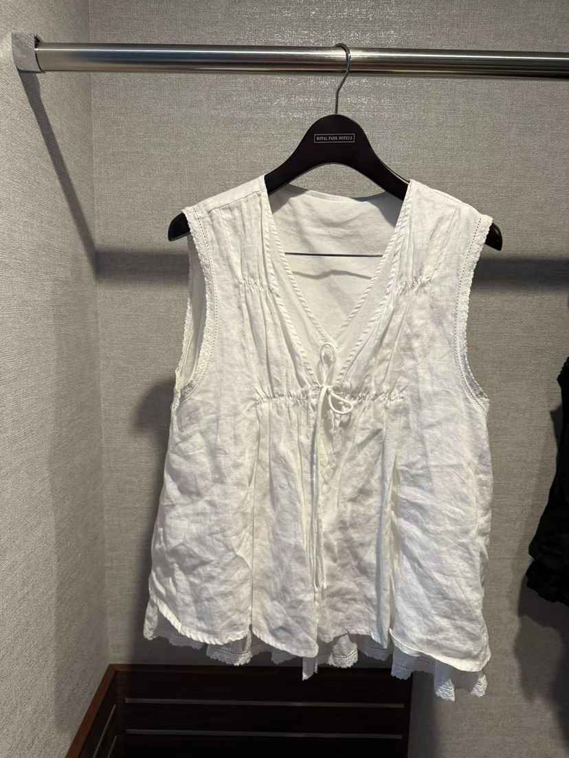 TUG韓國東大門代購女裝新品推薦時尚熱賣26夏季襯衫蕾絲衫棉TUG襯衫/蕾絲衫