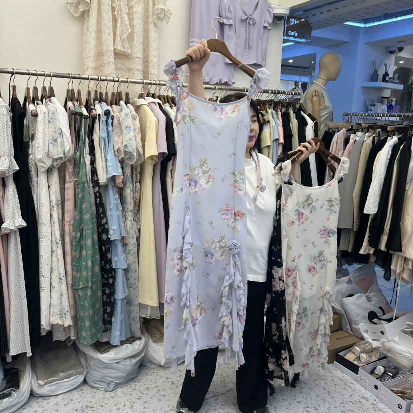 CATS韓國直郵實拍女裝新品推薦26夏季人氣時尚休閑連衣裙CAT.S連衣裙