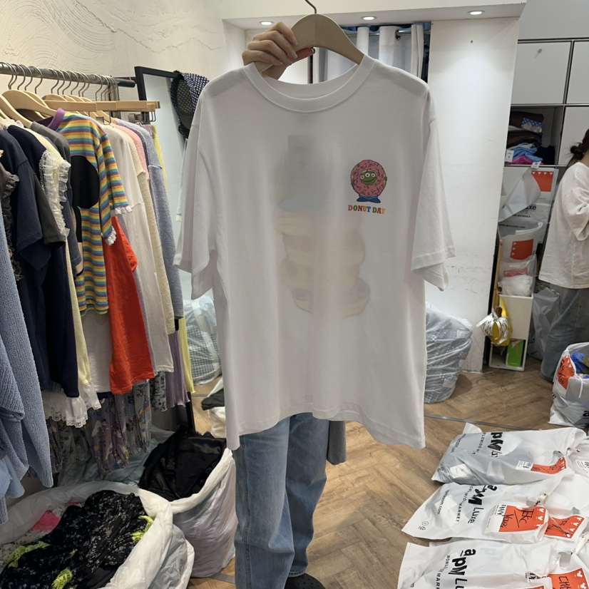 DE LINE韓國東大門直郵女裝新品職業人氣休閑26夏季推薦T恤DE LINET恤