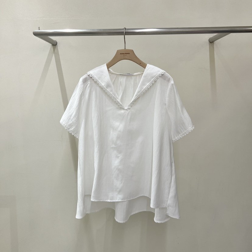 MARIE MARIE韓國直郵女裝新品職業推薦休閑時尚襯衫蕾絲衫LMARIE MARIE襯衫/蕾絲衫