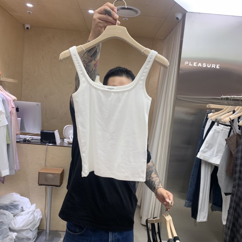PLEASURE韓國東大門代購女士新款熱賣時尚26夏季吊帶背心PLEASURE吊帶/背心