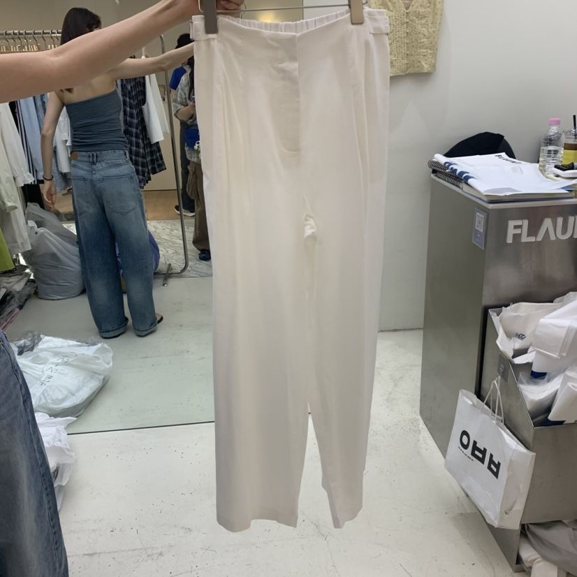 FLAUNT韓國東大門代購女士新品時尚人氣職業休閑褲亞麻布FLAUNT休閑褲