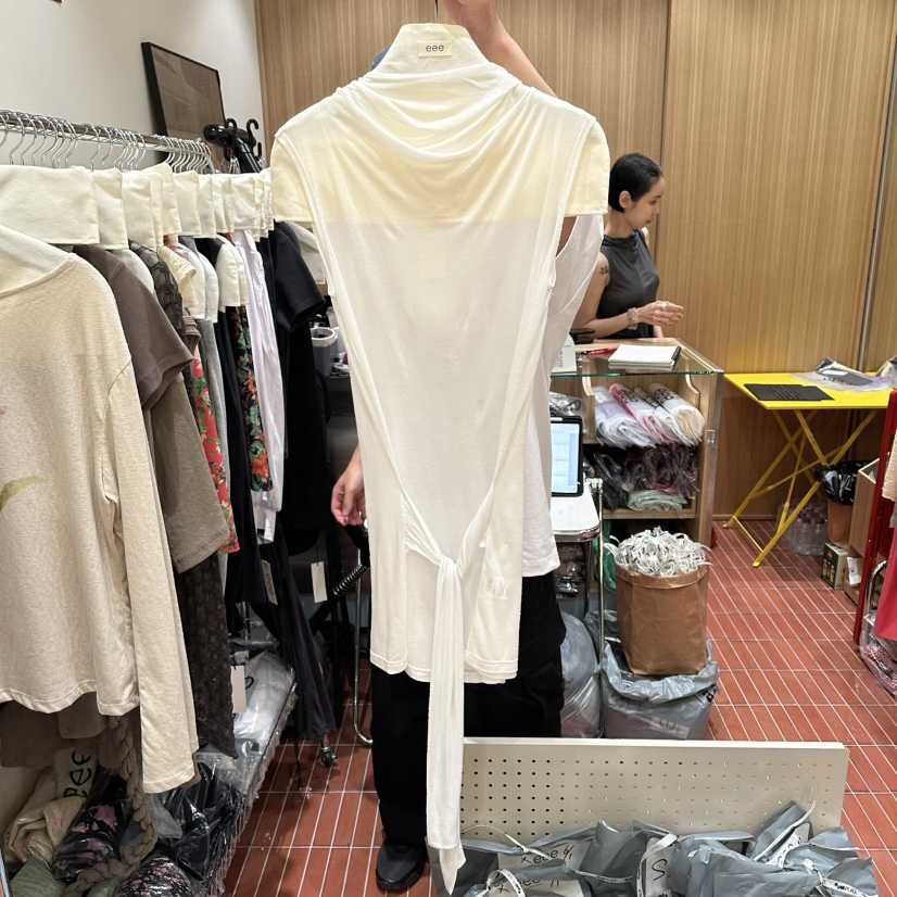 EEE韓國直郵實拍女士新款26夏季職業人氣吊帶背心無袖連帽SEEE吊帶/背心