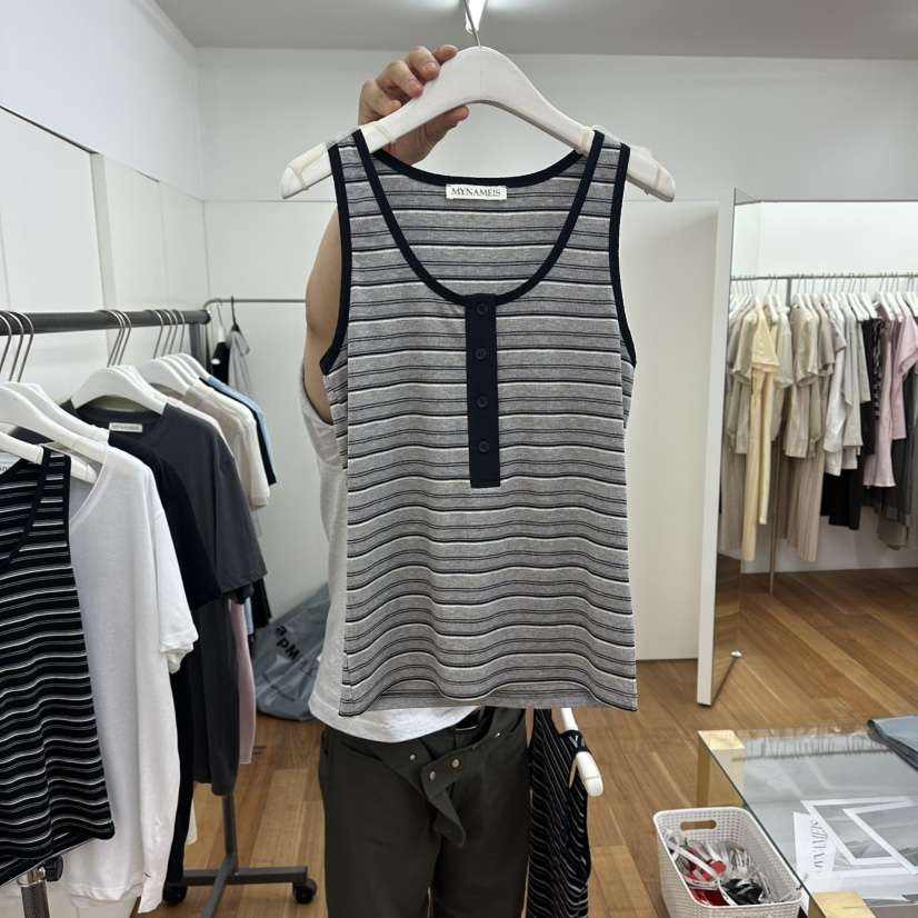 MYNAMEIS/AIME HOPE MAKE韓國直郵實拍女士新款職業吊帶背心無袖SMYNAMEIS/AIME HOPE MAKE吊帶/背心