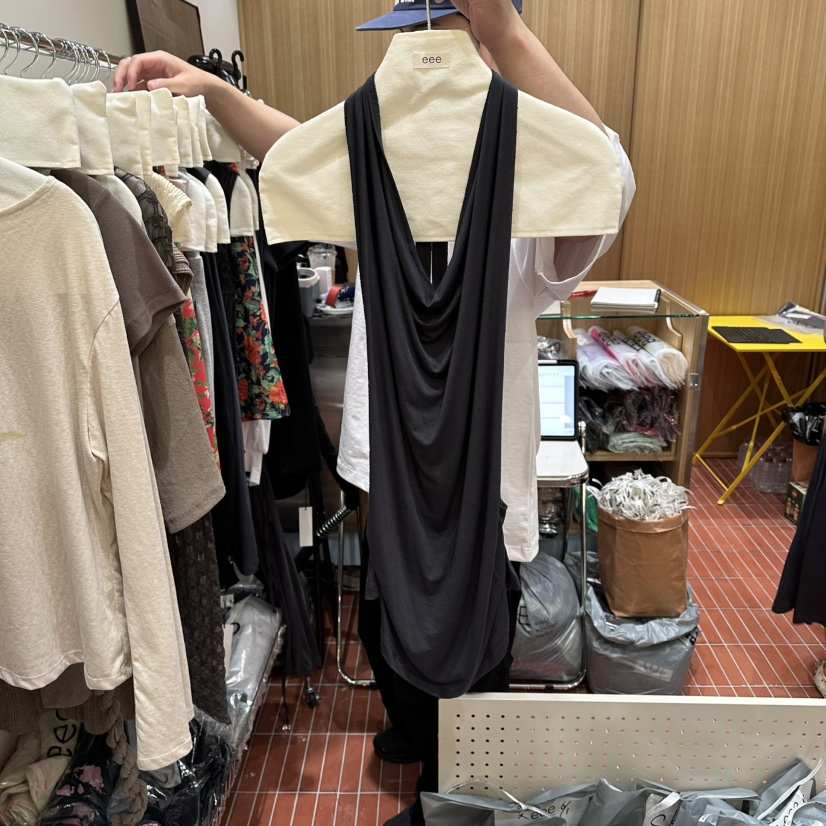 EEE韓國東大門直郵女士新款26夏季人氣職業休閑26春夏吊帶背心EEE吊帶/背心