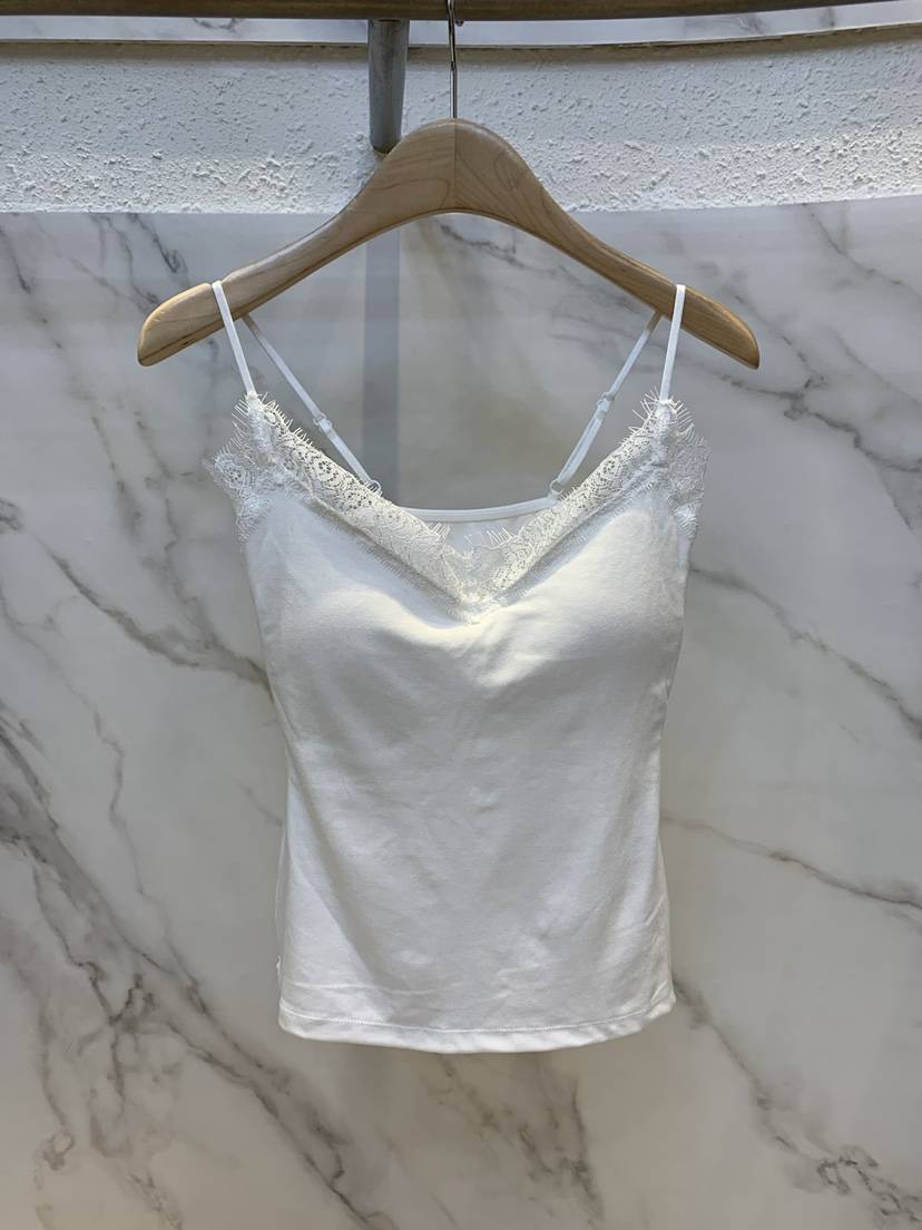 OLIVE TrEE韓國直郵女士新品熱賣休閑職業吊帶背心蕾絲無袖OLIVE TrEE吊帶/背心