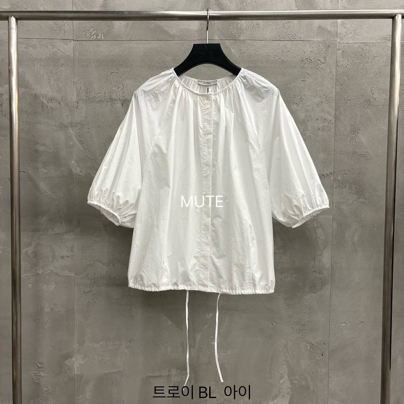 MUTE-P韓國直郵女士新款26春夏熱賣26夏季時尚襯衫蕾絲衫LMUTE襯衫/蕾絲衫
