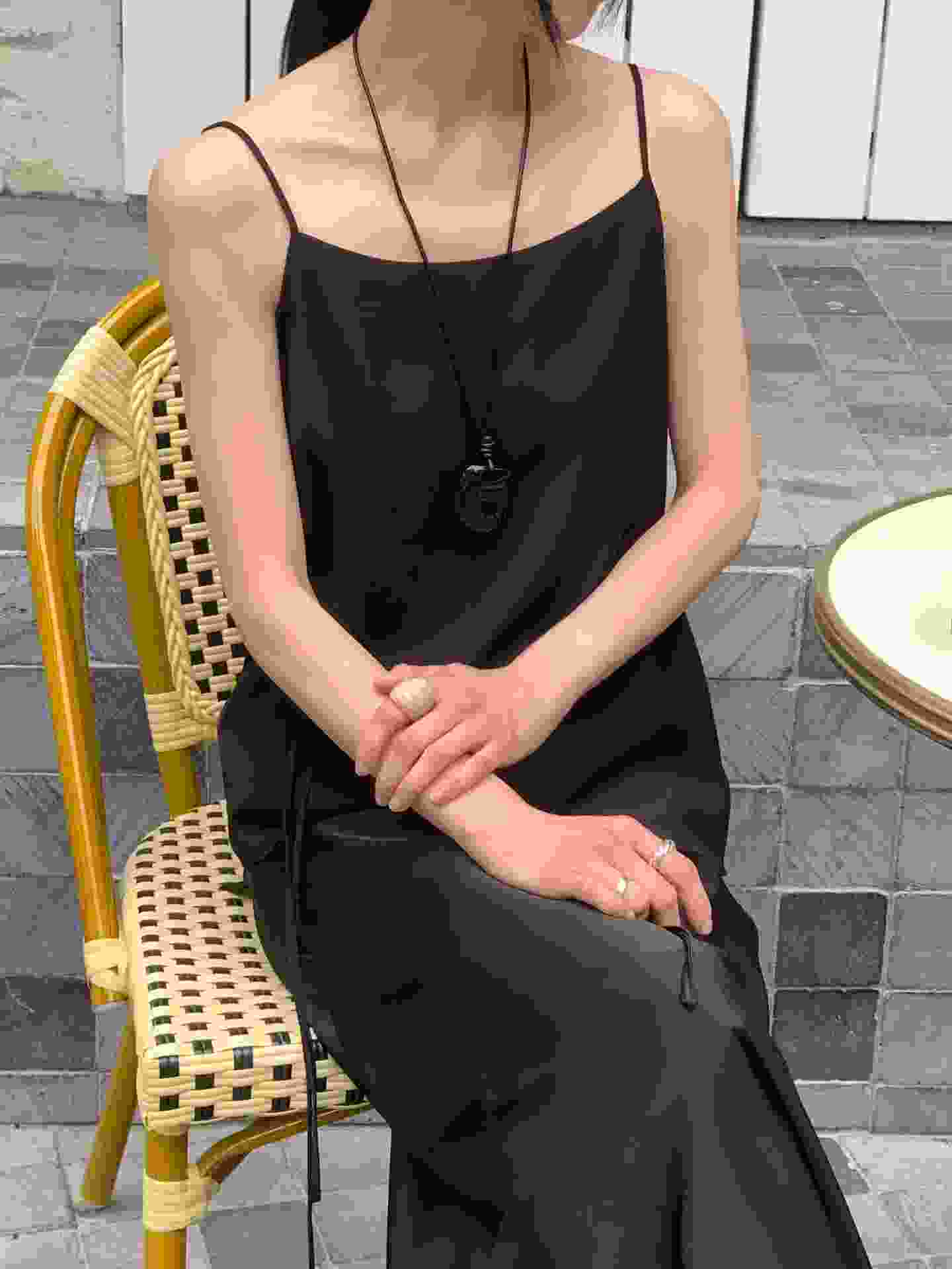 FLAT WHITE韓國直郵實拍女士新品休閑熱賣人氣26春夏吊帶背心FLAT WHITE/SORBET吊帶/背心