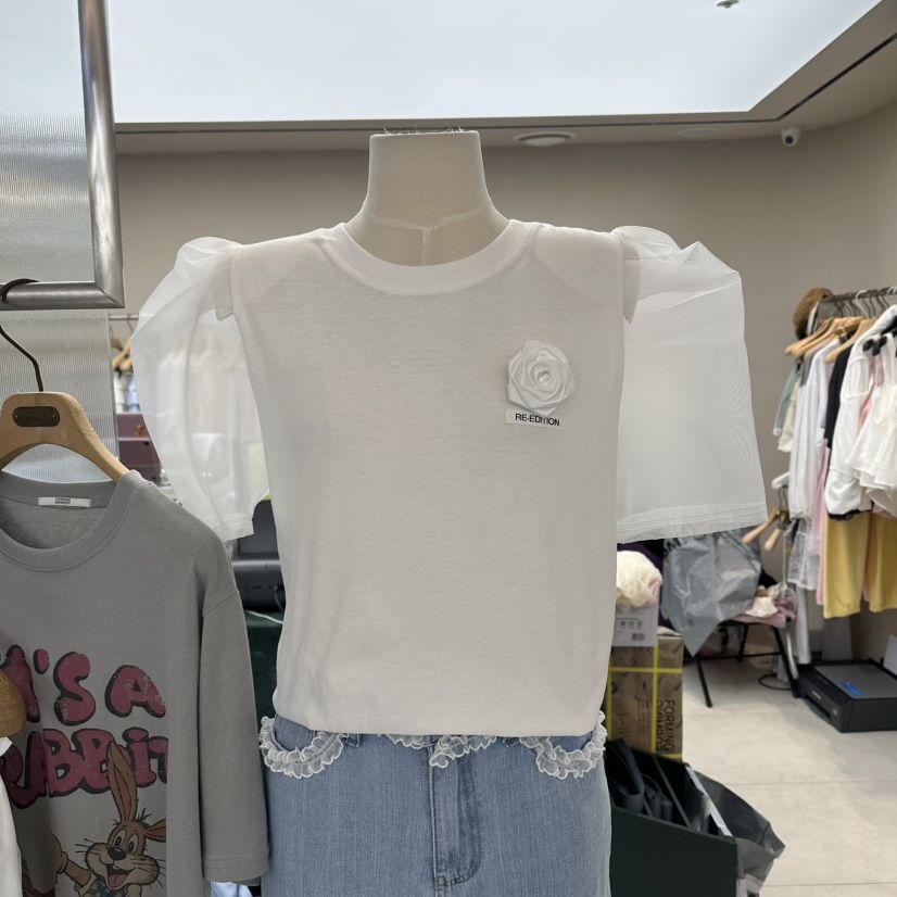 FORMING-P韓國東大門直郵女士新品時尚人氣熱賣襯衫蕾絲衫FORMING-P襯衫/蕾絲衫