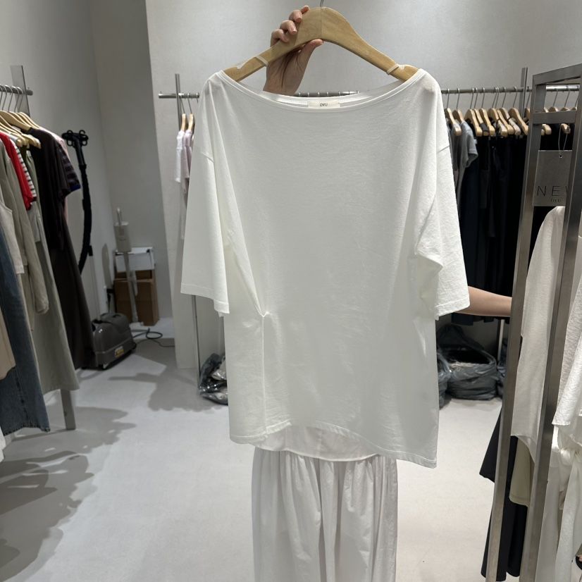 OVU東大門實拍韓國女士新品26夏季職業休閑時尚26春夏T恤OVUT恤