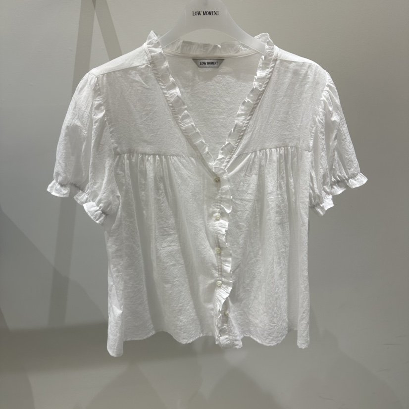 LOW MOMENT東大門實拍韓國女士新品26春夏時尚襯衫蕾絲衫LOW MOMENT襯衫/蕾絲衫