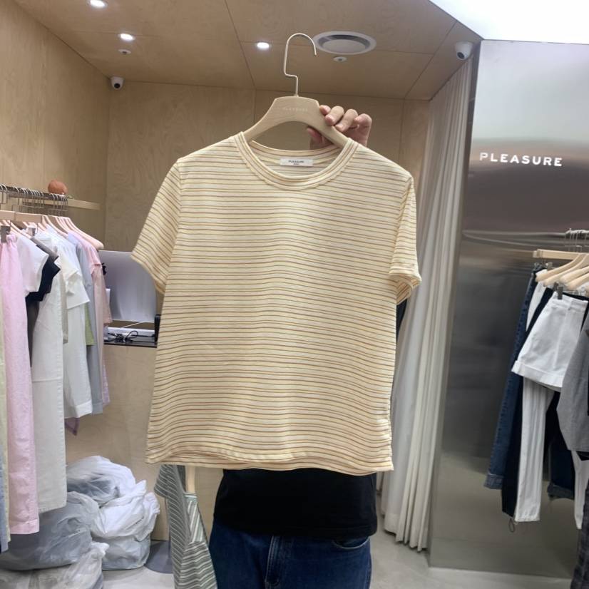 PLEASURE韓國直郵女士新款時尚休閑推薦26春夏熱賣26夏季T恤PLEASURET恤