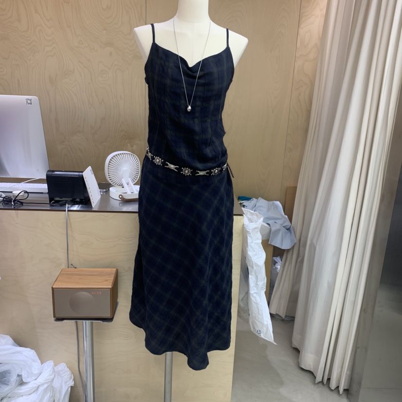 PLEASURE韓國東大門代購女裝新品人氣26夏季連衣裙不含腰帶PLEASURE連衣裙