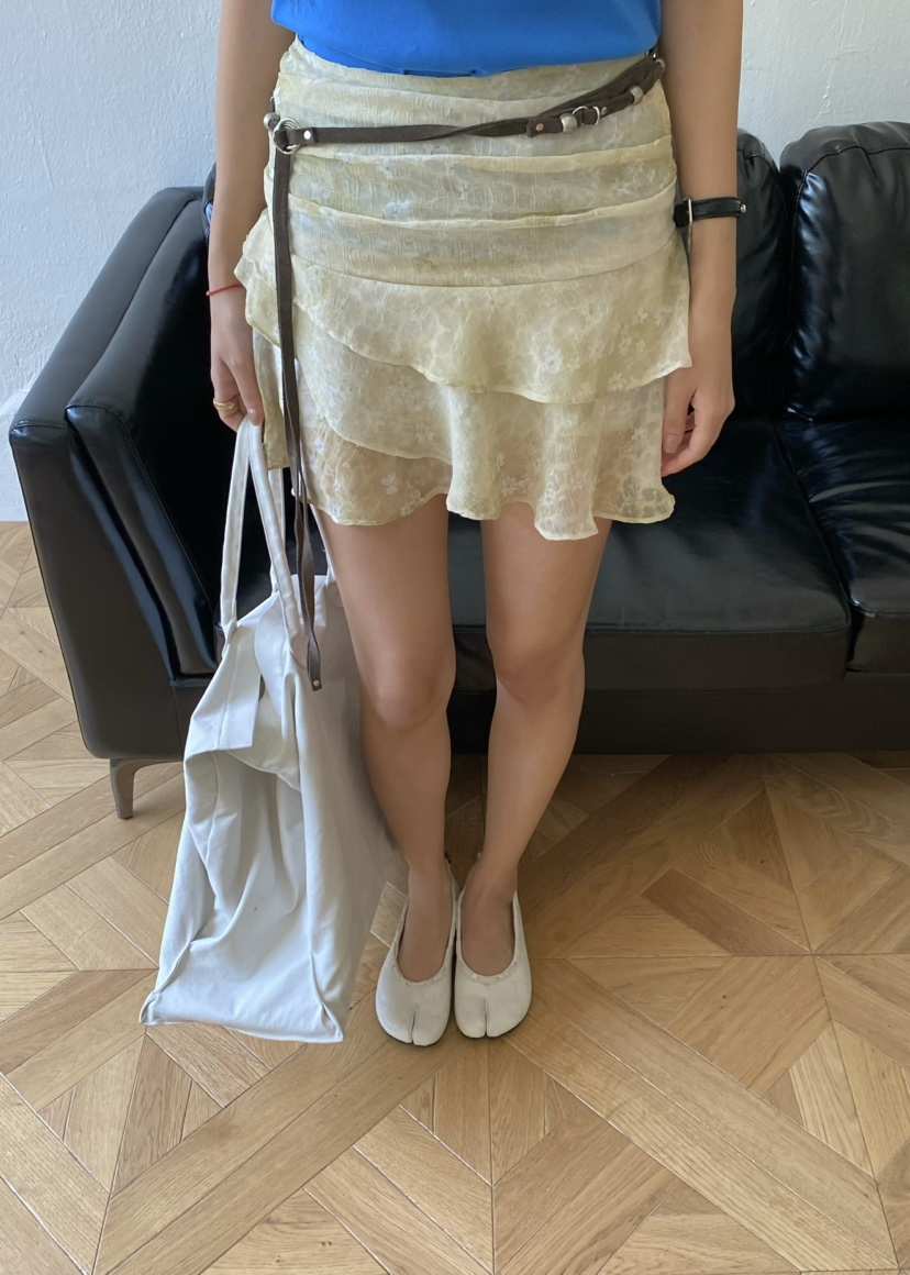 OUPPT韓國直郵女裝新品人氣休閑熱賣26春夏推薦短裙不含腰帶OUPPT短裙