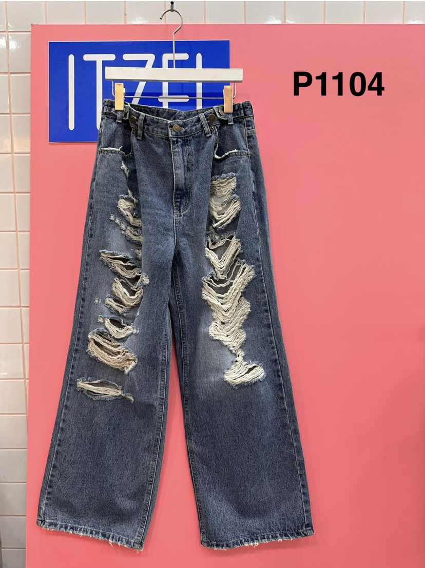 ITZEL東大門實拍韓國女士新品26夏季推薦職業26春夏牛仔褲ITZEL牛仔褲