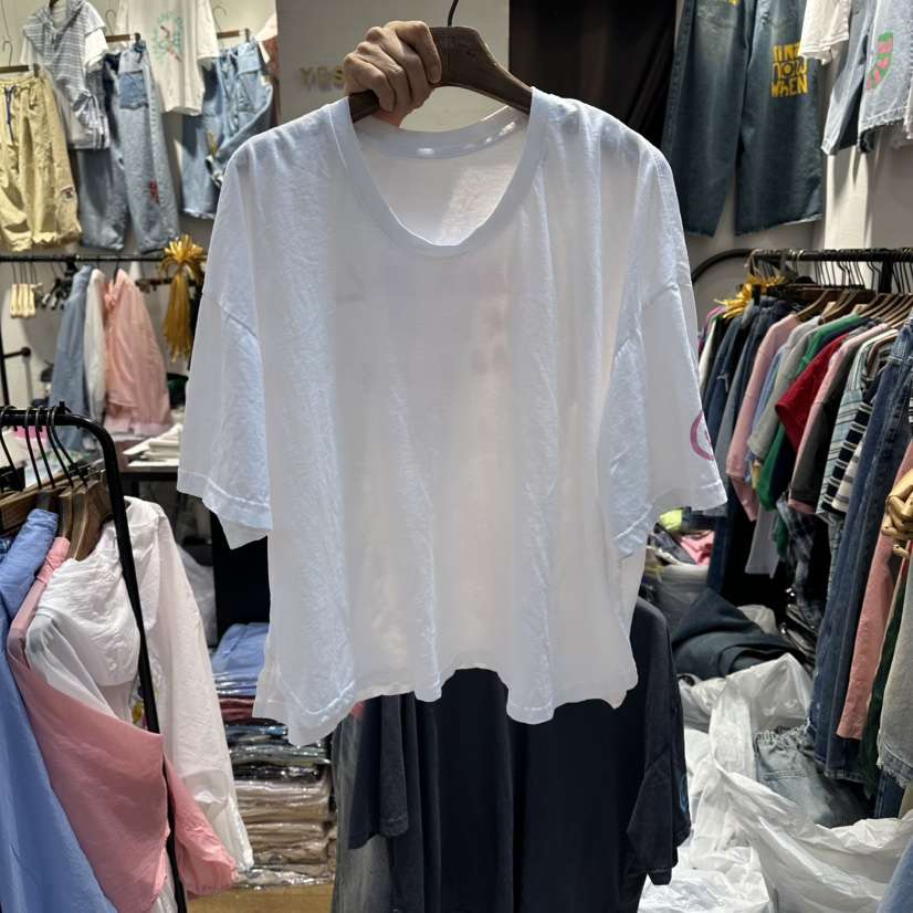 YESFREE韓國直郵實拍女士新品推薦休閑熱賣時尚職業26夏季T恤YESFREET恤