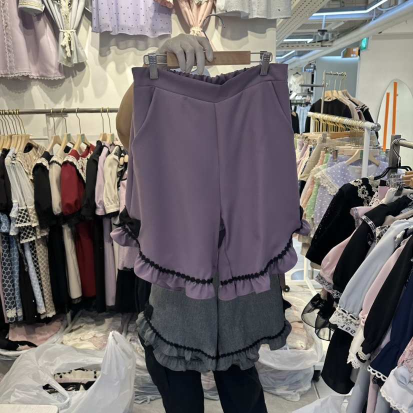 PAPA韓國直郵女士新款人氣休閑推薦熱賣26春夏時尚職業短褲Papaine/HALMADE短褲