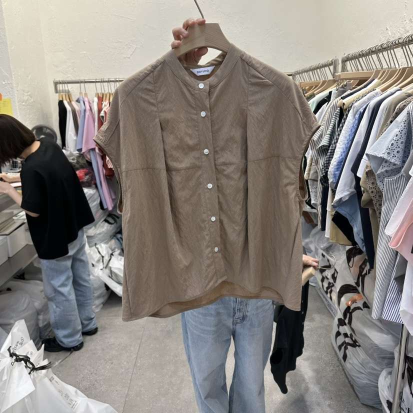 DA YLOG韓國東大門代購女裝新品推薦時尚26春夏襯衫蕾絲衫LDA YLOG襯衫/蕾絲衫