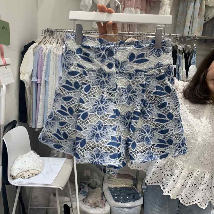 YARD韓國直郵實拍女士新款人氣休閑26春夏26夏季裙褲刺繡YARD裙褲