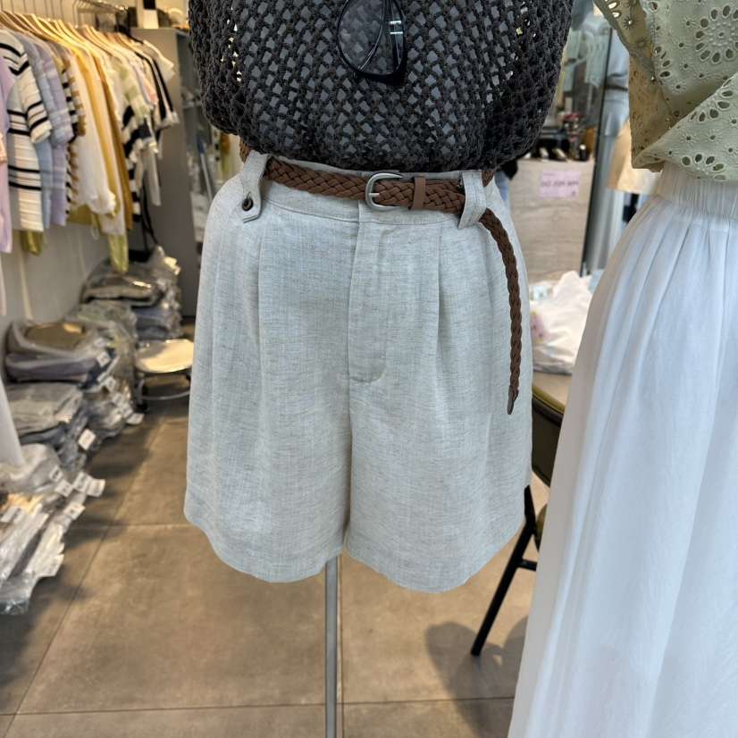 FLYFLY/LULULALLA/LIVE韓國直郵女裝新品26夏季短褲不含腰帶FLYFLY/LULULALLA/LIVE短褲
