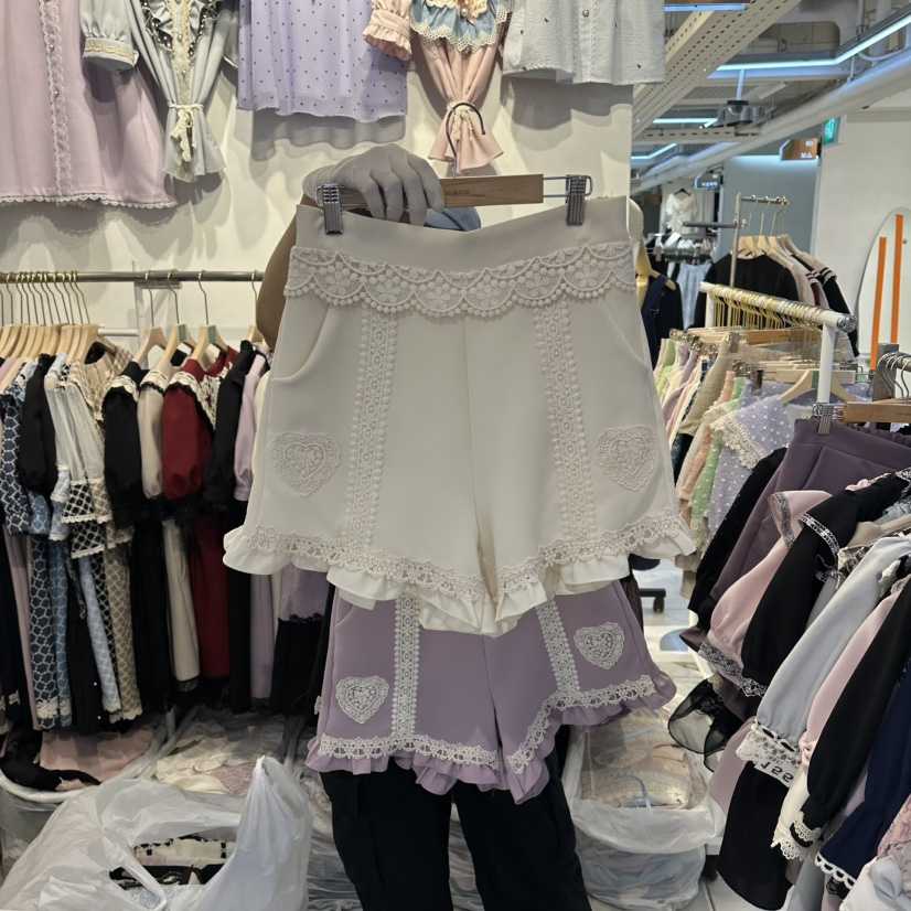 PAPA韓國東大門代購女士新品推薦人氣熱賣26夏季休閑短褲Papaine/HALMADE短褲