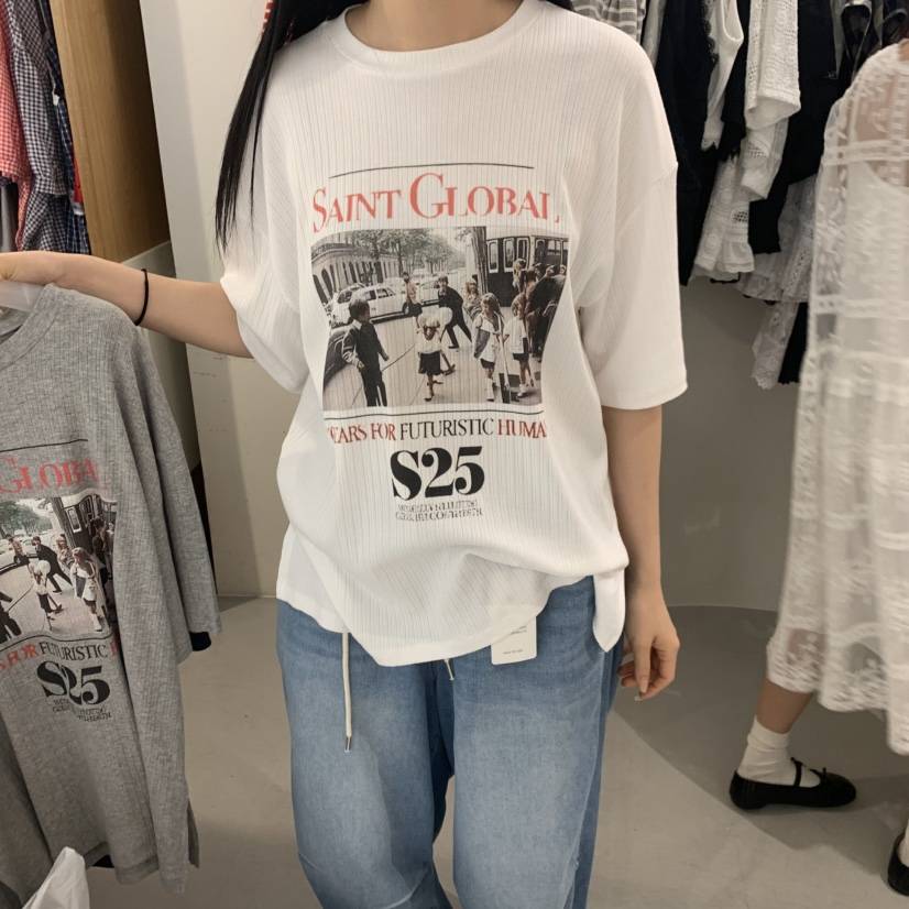 VENTI東大門實拍韓國女士新款26夏季時尚推薦熱賣26春夏T恤VENTIT恤