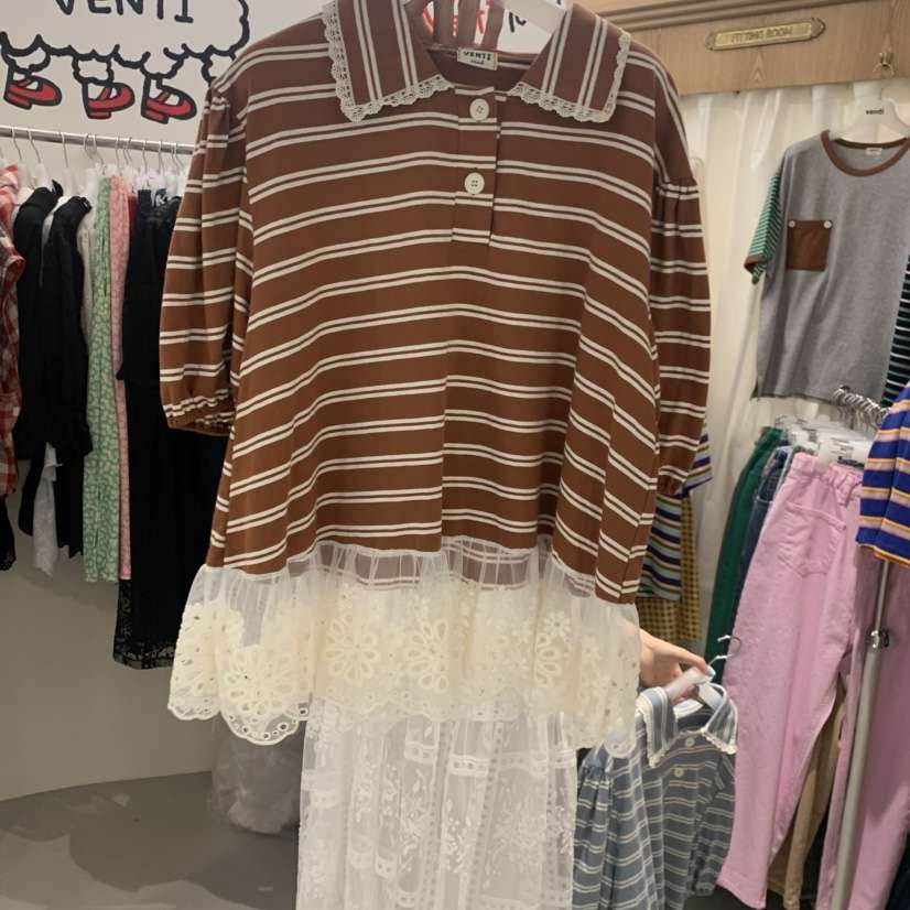 VENTI韓國直郵實拍女士新品26夏季休閑職業26春夏時尚T恤MVENTIT恤