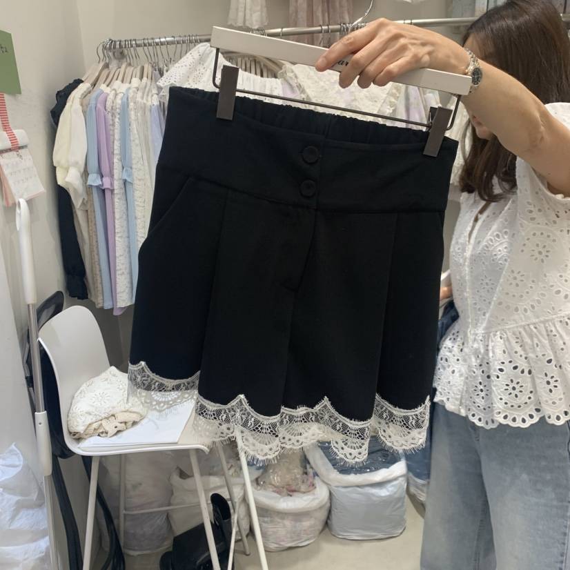 YARD韓國直郵實拍女士新品26夏季職業人氣26春夏裙褲蕾絲YARD裙褲