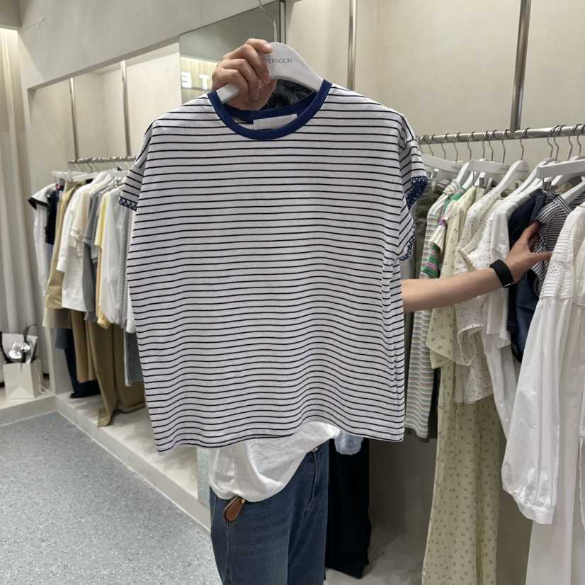 AFTERNOON韓國東大門直郵女裝新品26春夏26夏季推薦職業T恤AFTERNOONT恤