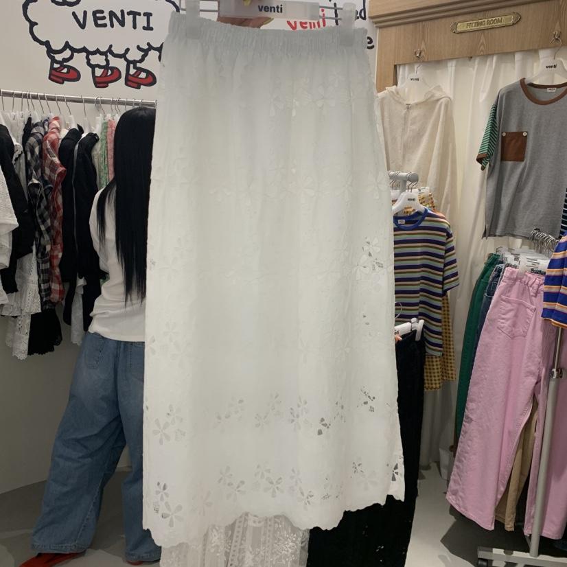 VENTI韓國直郵女裝新品時尚熱賣推薦職業人氣26春夏長裙蕾絲VENTI長裙