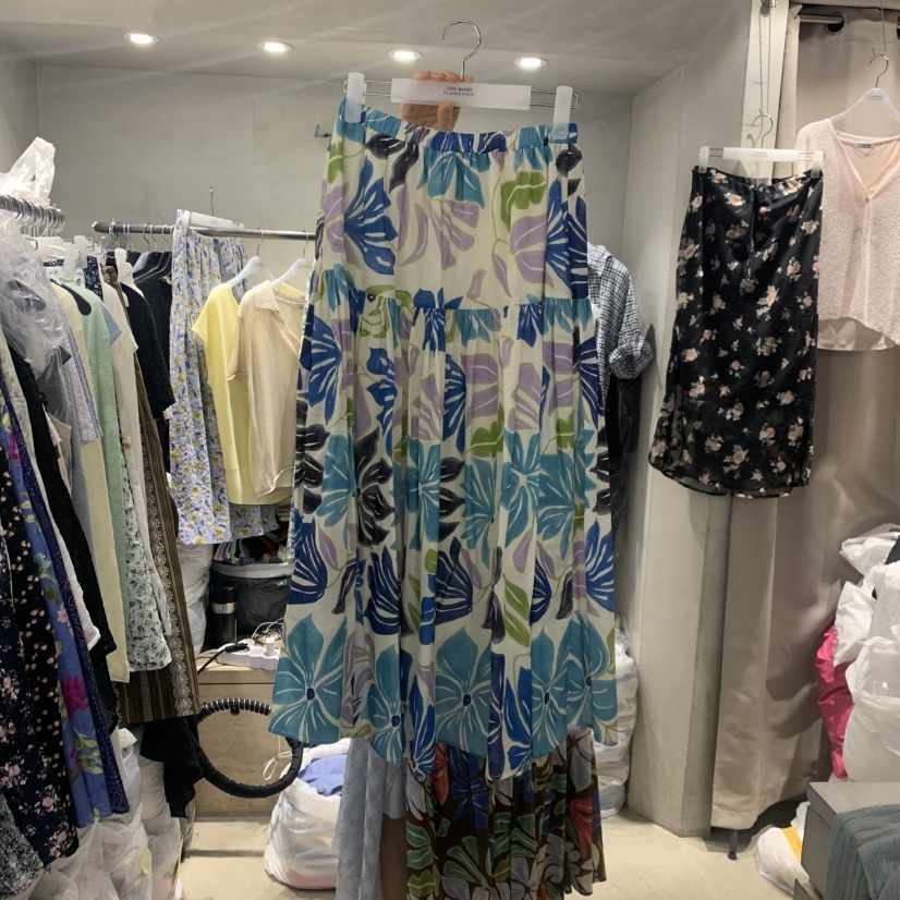 LOGROAD東大門實拍韓國女裝新品26春夏26夏季時尚休閑長裙SLOG ROAD長裙