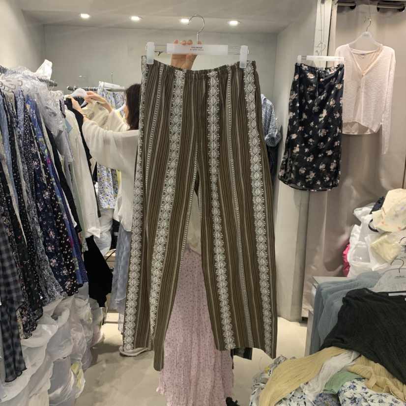 LOGROAD韓國直郵女士新品時尚26夏季熱賣職業人氣推薦休閑褲LOG ROAD休閑褲